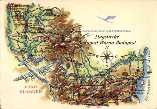Landkarten künstler hoppe - ak,