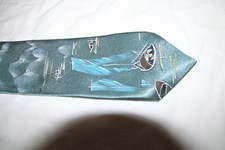 Krawatte Drawing By Hand For Spinnrad in Vietnam 100% Silk Muster Sea Creation F