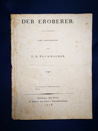 Krummacher der eroberer - der,