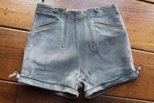 Neuwertige ungetragene Rindrauhlederhose/ Pfadi Shorts in D 34/36 !