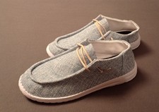 Federleichte Strandschuhe Slipper Hellblau Melliert Gr.43 Neu Ungetragen Sommer