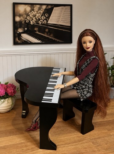 Barbie puppen flügelklavier - barbie,