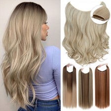 Secret Stirnband Haarteil Draht Haarverlängerung Hidden Wire Hair Extensions DEU