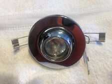 Einbauspots Halogen Downlight 35 mm Leuchte / Lampe chrom schwenkbar um ca. 30 °