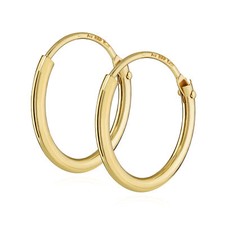 375er gelb GOLD Creolen