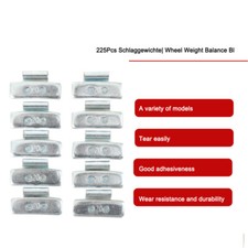 225pcs Schlaggewichte