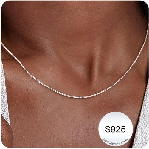 925 sterling silber kette - silber,