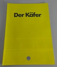 Prospekt / Broschüre VW Mexiko Käfer 1200 L Stand 08/1982