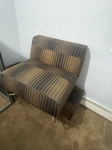 New brown upholstered lounge - brown,