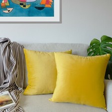 Kissenbezug Samt  40x40 45x45 50x50 30x50 Kissenhülle Sofakissen Deko samtig 1er