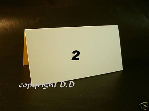 100 tischkarten universal - tischkarten,