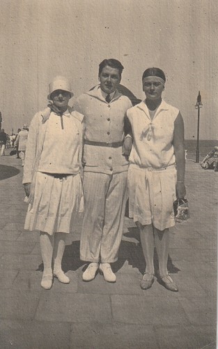Vintage foto familie - familie, urlaub