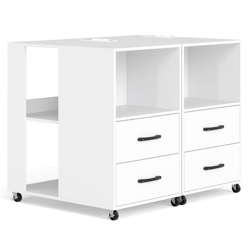 2er set nachttisch - nachttisch, mit