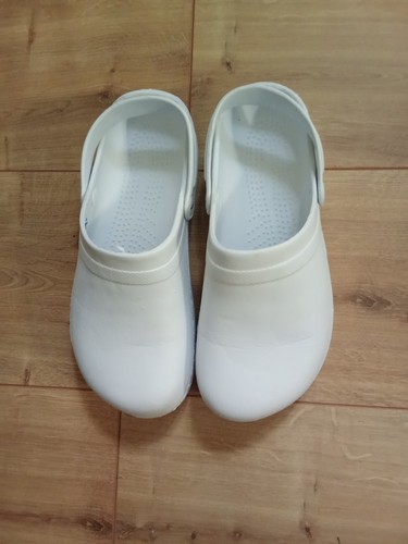 Neuwertige weiße clogs - weiße,