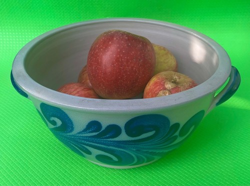 Schale 26cm grau blau - schale, grau-blau