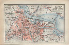 Landkarte city map 1897