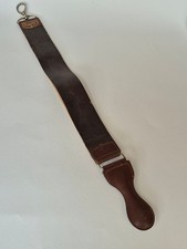 ALTES RASIERMESSER ABZIEHLEDER MIT LEINENBAND THE SCORCHER NO 241 MUSCOVY