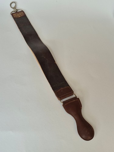 Altes rasiermesser abziehleder - altes,