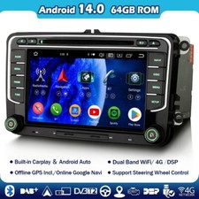 Android 14 Autoradio DVD Carplay Für VW Caddy Amarok T6 Polo Crafter Skoda Yeti
