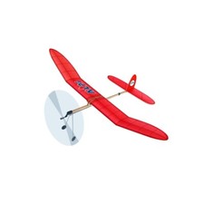 Freiflugmodell ALPI 66cm Holzbausatz Laser Cut Segelflieger mit Gummimotor Balsa