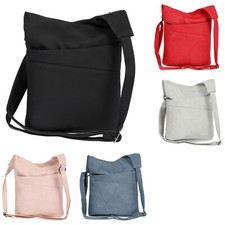 Damen Tasche Umhängetasche Beuteltasche Hobo Handtasche Crossover Leder Optik