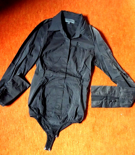 Chicer schwarzer blusenbody - chicer,