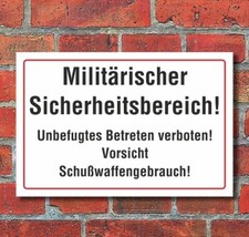 Schild Militärischer