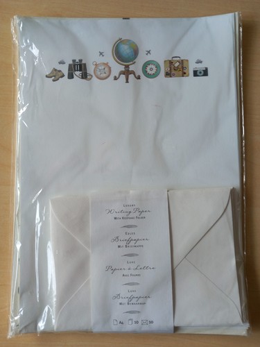 Briefpapier reise mit - briefpapier, st.