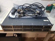 2xCisco Catalyst  48-Port RJ-45 C3KX-NM-10G Managed Gigabit Switch 19 Zoll Rack