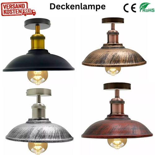 Retro deckenlampe e27 vintage - retro,
