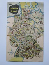 Continental Reifen für LKW Werbung zwischen Dänemark und der Schweiz ca.1952