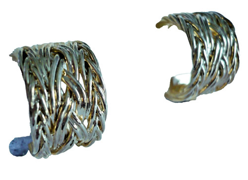 Breite edel ohr clips gold - ohr,