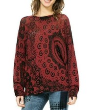 Desigual Damen Pullover Rot