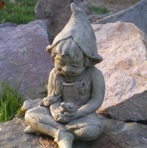 Steinfigur garten hunsrück - steinfigur,