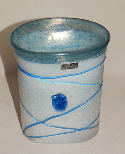 Glas vase blue galaxy - galaxy, kosta