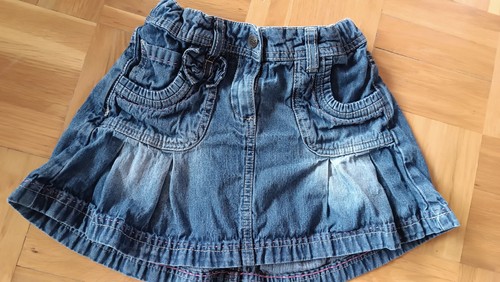 Jeansrock 128 used look - jeansrock,