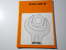 Stihl Reparaturanleitung MS 042 AV Kettensäge Motorsäge