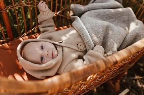 Babydecke aus 100 - %, merinowolle