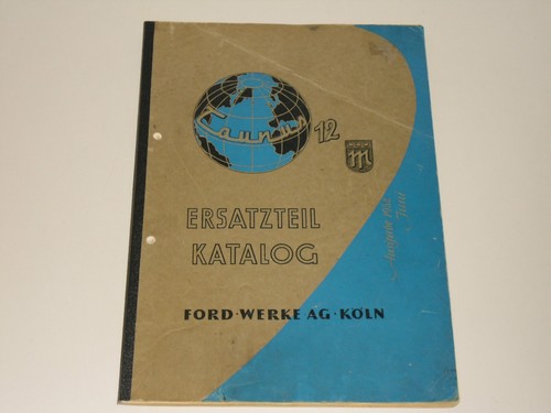 Teilekatalog ford taunus 12m - taunus,
