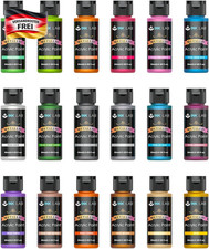 Metallic Acrylfarben Set 18