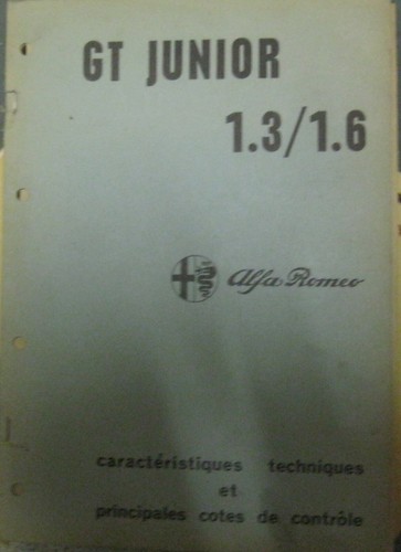 Alfa romeo junior 3 - gt, 1.3