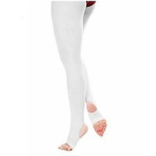 Capezio Stirrup Tights - Stumpfhose mit Steg V1884 Weiß