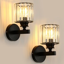 2X Kristall Wandleuchte Innen