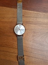 Damenuhr Armbanduhr CLUSE Roségold und Silber Stahl Bicolor Ziffernblatt hell