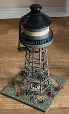 H.R. Rarrasch Wasserturm Holz/Metall Modell, H0/TT DDR 1963 Dahmer, Ehlcke, OWO