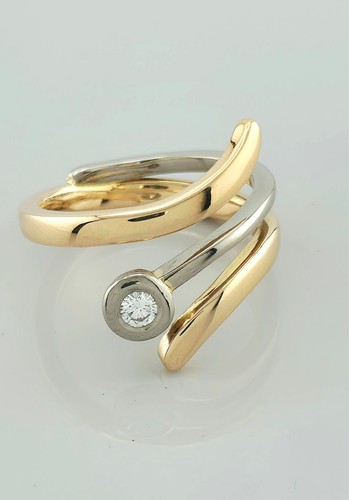Ring gold 750 - ring, brillantring