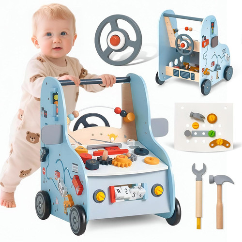Lauflernwagen aus holz - lauflernwagen,