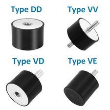 Gummipuffer Schwingungsdämpfer Gummilager Typ VV & VD & VE & DD 