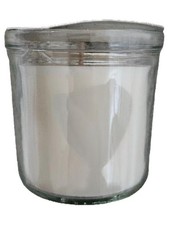 IKEA Duftkerze Weiß Minimalistisch Glas Kerze 8cm x 7cm
