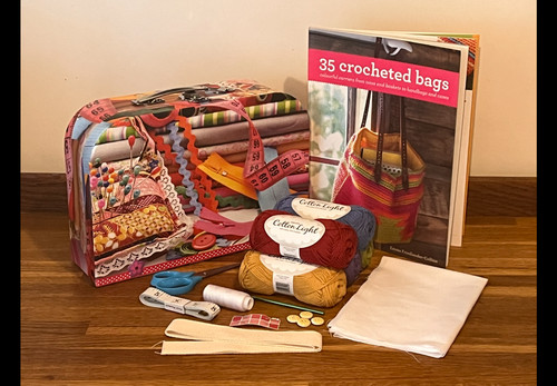 Lernen häkeln tasche set - lernen,